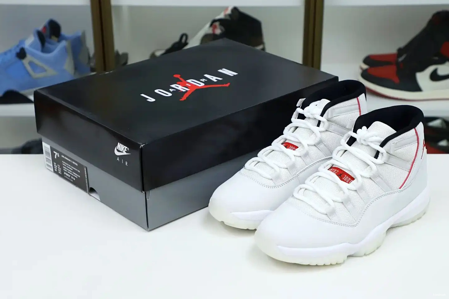 JORDAN RETRO TINT 11 XI AIR Kimikick PLATINUM 0528